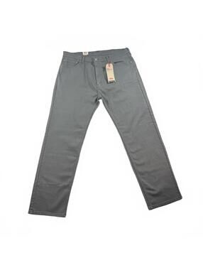 Levi’s 505 Regular Jeans Mens 38x32 Gray Straight Leg Stretch Denim